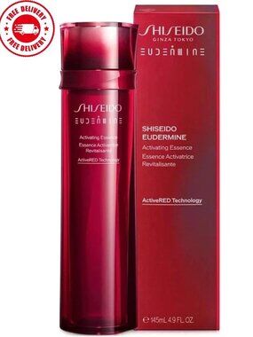 Shiseido Eudermine Activating Essence Active Red Tech 4.9oz / 145ml NEW in BOX